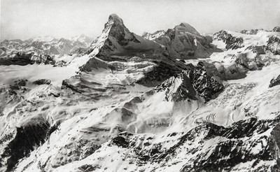 Cervin par Walter Mittelholzer en 1919 (CPA) Cervin par Walter Mittelholzer en 1919 (CPA)