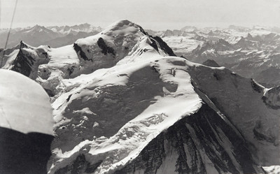 Mont Blanc par Walter Mittelholzer en 1919 (CPA) Mont Blanc par Walter Mittelholzer en 1919 (CPA)