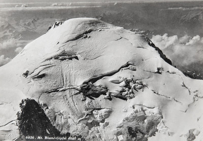 Mont Blanc par Walter Mittelholzer en 1929 (CPA) Mont Blanc par Walter Mittelholzer en 1929 (CPA)