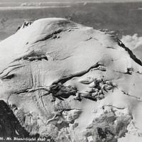 Mont Blanc par Walter Mittelholzer en 1929 (CPA)
