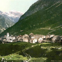 Simplon village en 1900 par Photoglob N°0000006660
