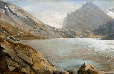 Daubensee par Raphaël Ritz en 1870 Daubensee par Raphaël Ritz en 1870