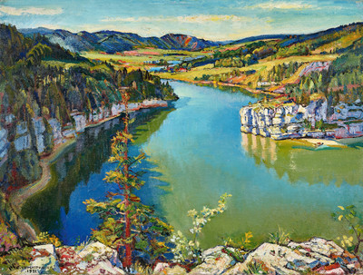 Lac des Brenets par Charles l'Eplattenier