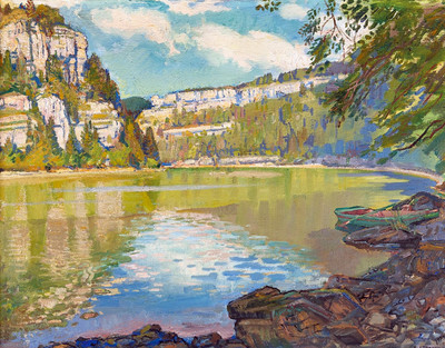 Lac des Brenets par Charles l'Eplattenier