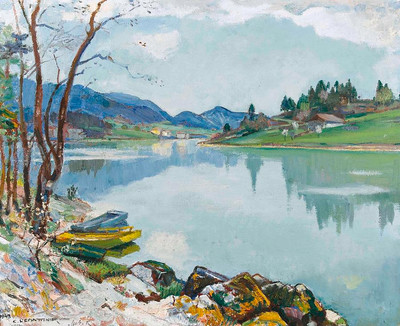 Lac des Brenets par Charles l'Eplattenier