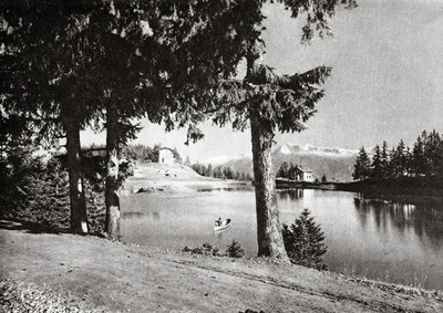 Montana, lac Grenau par Gaberell Montana, lac Grenau par Gaberell