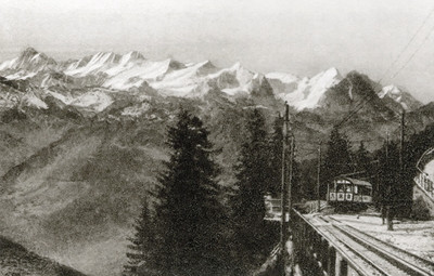 Rigi, vue sur les Alpes Bernoises par Gaberell Rigi, vue sur les Alpes Bernoises par Gaberell