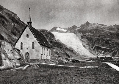 Gletsch - Glacier du Rhône par Gaberell, 1929 Gletsch - Glacier du Rhône par Gaberell, 1929