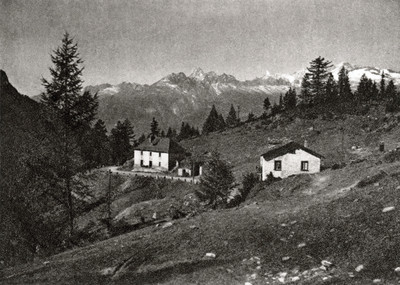 Route du Simplon, vue sur les Alpes Bernoises par Gaberell Route du Simplon, vue sur les Alpes Bernoises par Gaberell