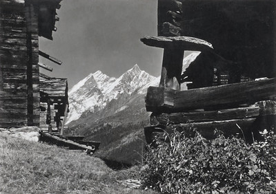 Dom et Täschhorn vus de Zermatt par jean Gaberell Dom et Täschhorn vus de Zermatt par jean Gaberell