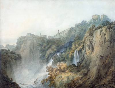 Cascade de Tivoli par Turner en 1796