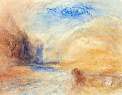 Vers Thusis par Turner
