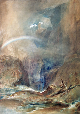 Pont du Diable sur la route du St Gothard par Turner en 1804
