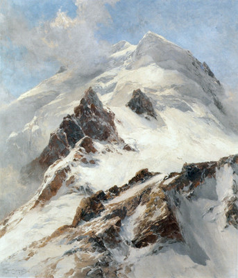 Piz Morteratsch par Edward Theodore Compton en 1914 Piz Morteratsch par Edward Theodore Compton en 1914