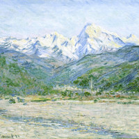 Vue de la vallée de la Nervia par Claude Monet