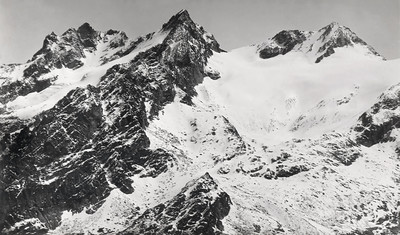 Piz Bacun, Piz Casnil par Jean Gaberell Piz Bacun, Piz Casnil par Jean Gaberell