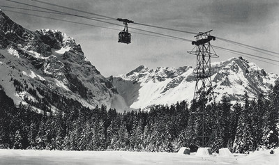 Ancien téléphérique du Trubsee par Jean Gaberell Ancien téléphérique du Trubsee par Jean Gaberell