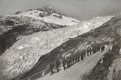 Descente de la Furka par Jean Gaberell Descente de la Furka par Jean Gaberell