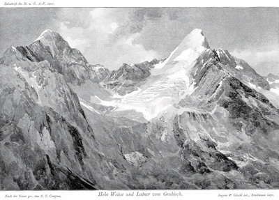 Hohe Weisse, Lodner par Edward Theodore Compton Hohe Weisse, Lodner par Edward Theodore Compton