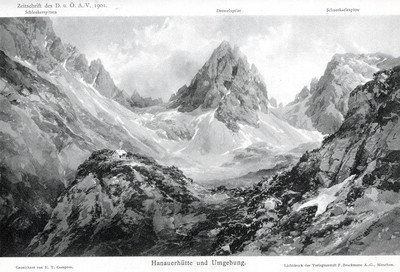 Hanauer Hütte par Edward Theodore Compton Hanauer Hütte par Edward Theodore Compton