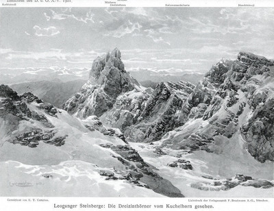 Dreizinthörner par Edward Theodore Compton Dreizinthörner par Edward Theodore Compton