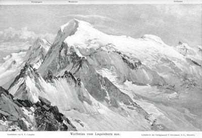 Weissmies par Edward Theodore Compton Weissmies par Edward Theodore Compton