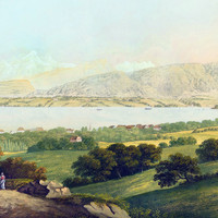 Genève et le Mont Blanc par Johann Heinrich et Ludwig Bleuler