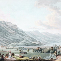 Lac de Brienz par Simon Daniel Lafond en 1789