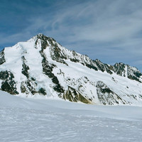 Finsteraarhorn depuis la Grünhornlücke