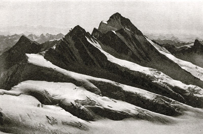 Fiescherhorn - Finsteraarhorn par Gyger