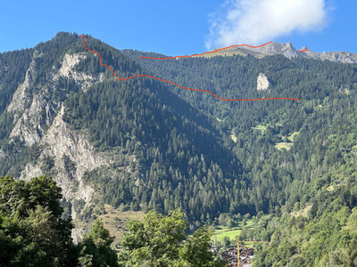 L'iti approximatif vu du Châble