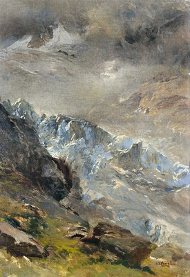Glacier par Edward Theodore Compton Glacier par Edward Theodore Compton