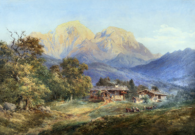 Hoher Göll, Berchtesgaden, en 1878 par Edward Theodore Compton Hoher Göll, Berchtesgaden, en 1878 par Edward Theodore Compton