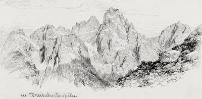 Panorama de la Dreischusterspitze par Edward Theodore Compton Panorama de la Dreischusterspitze par Edward Theodore Compton