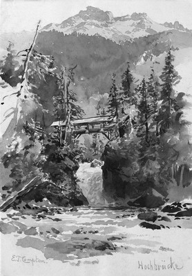 Hochbrücke par Edward Theodore Compton Hochbrücke par Edward Theodore Compton