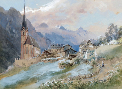 Heiligenblut par Edward Theodore Compton Heiligenblut par Edward Theodore Compton