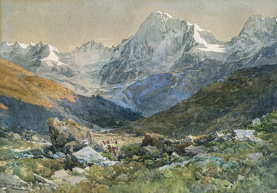 Königsspitze par Edward Theodore Compton Königsspitze par Edward Theodore Compton