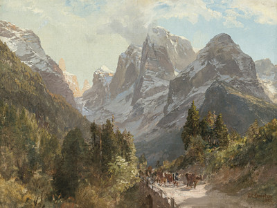 Vue du Val Brenta par Edward Theodore Compton Vue du Val Brenta par Edward Theodore Compton