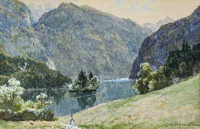 Königssee par Edward Theodore Compton Königssee par Edward Theodore Compton