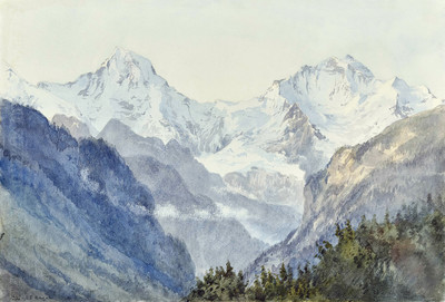Mönch et Jungfrau par Edward Theodore Compton Mönch et Jungfrau par Edward Theodore Compton