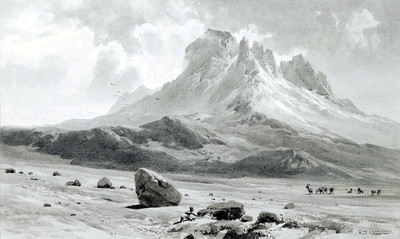 Mawensi par Edward Theodore Compton Mawensi par Edward Theodore Compton