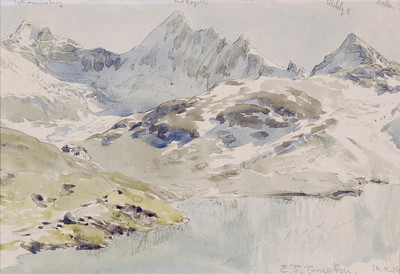 Johannisberg, Eiskögele, Medelzkopf, Kalser Törl par Edward Theodore Compton Johannisberg, Eiskögele, Medelzkopf, Kalser Törl par Edward Theodore Compton