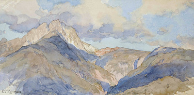 Près de Mérano par Edward Theodore Compton Près de Mérano par Edward Theodore Compton