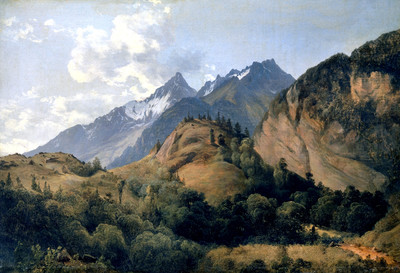 Ritzlihorn par Alexandre Calame Ritzlihorn par Alexandre Calame
