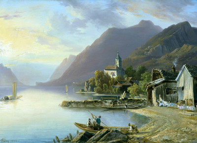 Lac de Brienz par François Diday Lac de Brienz par François Diday
