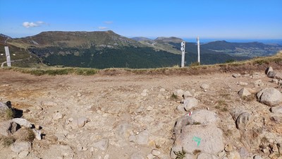 Col des Fours entre le Puy Mary et le Peyre-Arse Col des Fours entre le Puy Mary et le Peyre-Arse