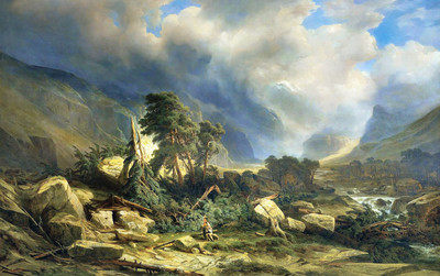 Après l'orage par Alexandre Calame Après l'orage par Alexandre Calame
