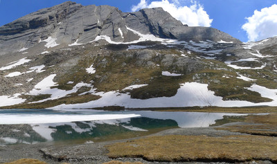 La Taillante, vue du lac Foréant La Taillante, vue du lac Foréant