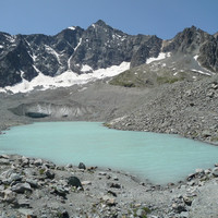 Lac d'Arsine, derrière le Pic de Neige Cordier