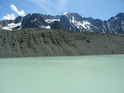 Lac du Glacier d'Arsine, Montagne des Agneaux